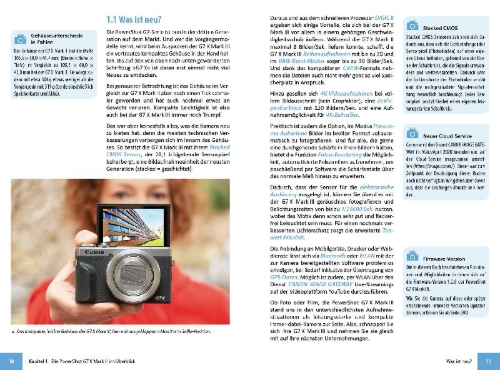 Buchcover und Innenansicht für das Buch: Canon PowerShot G7X Mark III