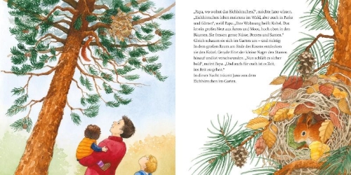 Buchcover und Innenansicht für das Buch: LESEMAUS 8: Das Eichhörnchen