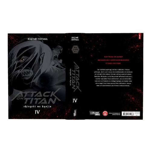 Buchcover und Innenansicht für das Buch: Shingeki no Kyojin