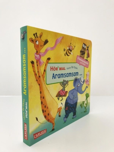 Buchcover und Innenansicht für das Buch: Hör mal (Soundbuch): Verse für Kleine: Aramsamsam