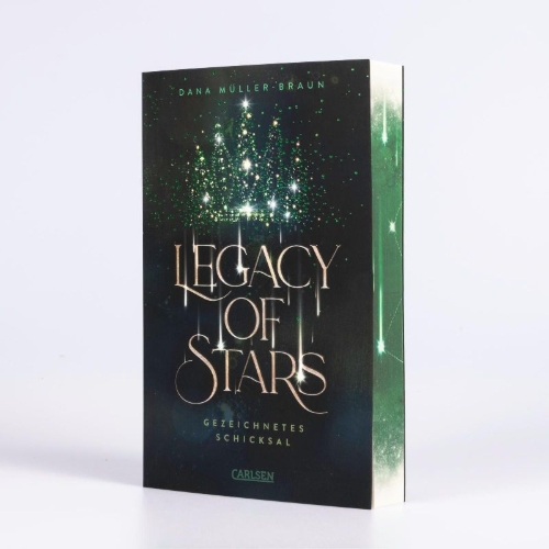 Buchcover und Innenansicht für das Buch: Legacy of Stars 1: Gezeichnetes Schicksal