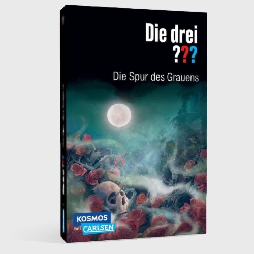 Buchcover und Innenansicht für das Buch: Die drei ???: Die Spur des Grauens. Dreifachband (Enthält die Bände: Im Haus des Henkers, Die Villa der Toten, Die flüsternden Puppen)