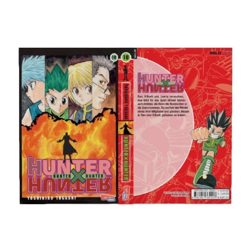 Buchcover und Innenansicht für das Buch: Hunter X Hunter