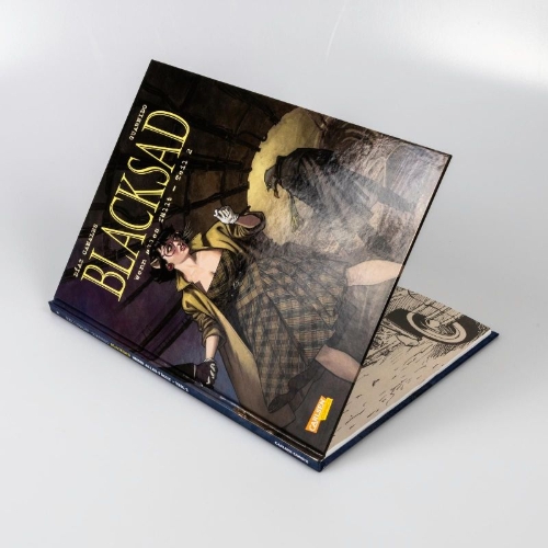 Buchcover und Innenansicht für das Buch: Blacksad - Tome 7. Alors, tout tombe. Seconde partie