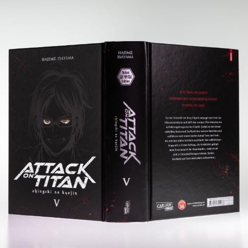 Buchcover und Innenansicht für das Buch: Shingeki no Kyojin