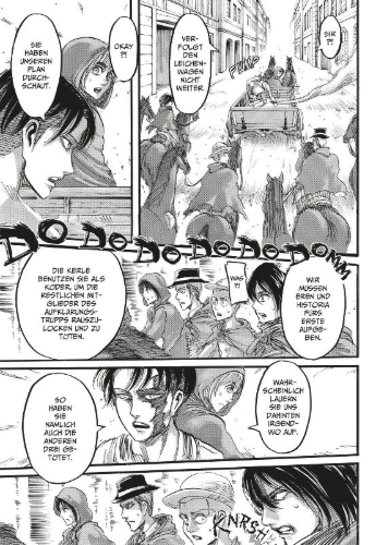 Buchcover und Innenansicht für das Buch: Shingeki no Kyojin