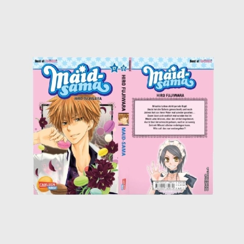 Buchcover und Innenansicht für das Buch: Kaichou wa Maid-sama!