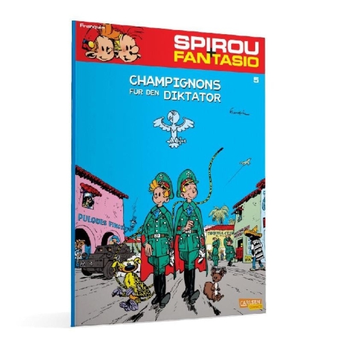 Buchcover und Innenansicht für das Buch: Le Dictateur et le Champignon