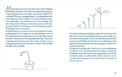 Buchcover und Innenansicht für das Buch: 33 Schutzengel für alle Fälle