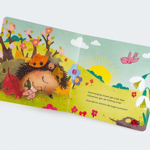 Buchcover und Innenansicht für das Buch: Sooo schön ist der Frühling