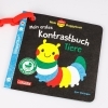 Buchcover und Innenansicht für das Buch: Baby Pixi (unkaputtbar) 163: Mein Baby-Pixi-Buggybuch: Mein erstes Kontrastbuch Tiere ab 6 Monaten