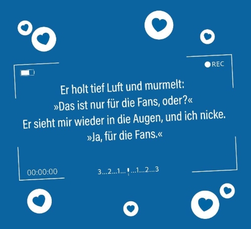 Buchcover und Innenansicht für das Buch: For the Fans