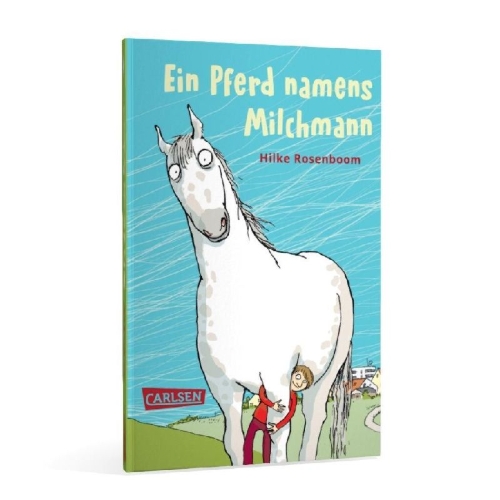 Buchcover und Innenansicht für das Buch: Ein Pferd namens Milchmann