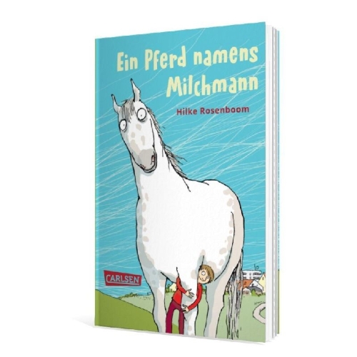 Buchcover und Innenansicht für das Buch: Ein Pferd namens Milchmann