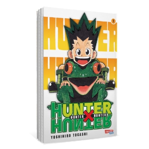 Buchcover und Innenansicht für das Buch: Hunter X Hunter 01