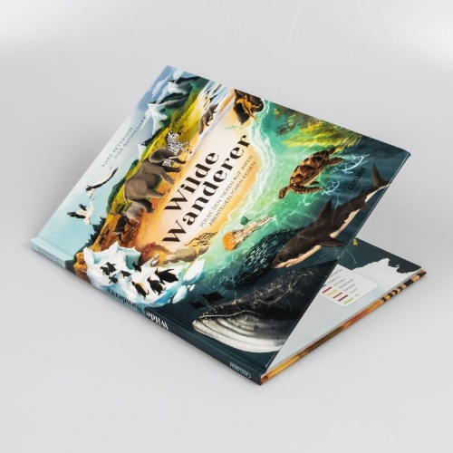 Buchcover und Innenansicht für das Buch: Wilde Wanderer