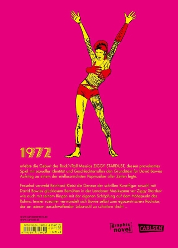 Buchcover und Innenansicht für das Buch: Starman - David Bowie's Ziggy Stardust Years