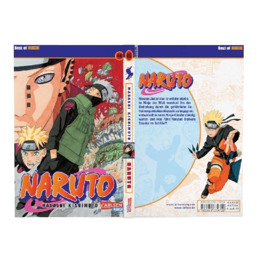 Buchcover und Innenansicht für das Buch: Naruto