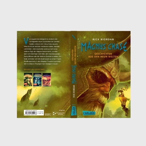 Buchcover und Innenansicht für das Buch: Magnus Chase and the Gods of Asgard: 9 from the Nine Worlds