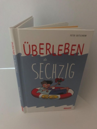 Buchcover und Innenansicht für das Buch: Überleben ab 60