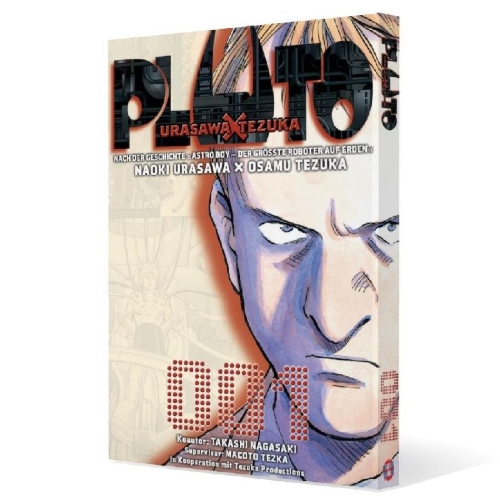 Buchcover und Innenansicht für das Buch: Pluto: Urasawa X Tezuka 01