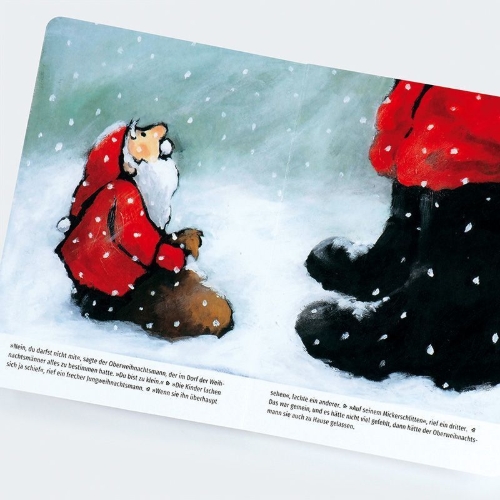 Buchcover und Innenansicht für das Buch: Der kleine Weihnachtsmann (Pappbilderbuch)