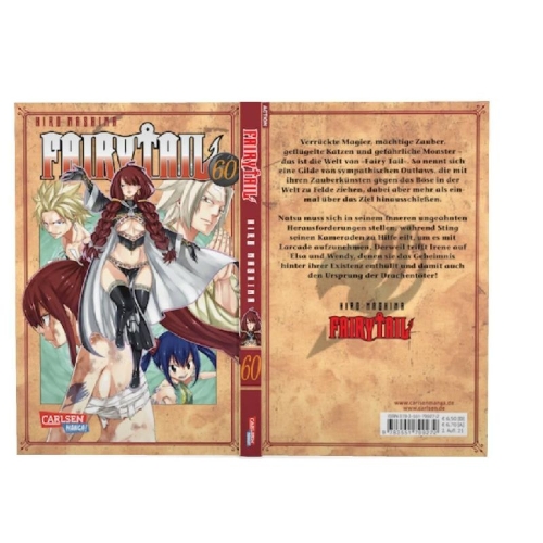 Buchcover und Innenansicht für das Buch: Fairy Tail