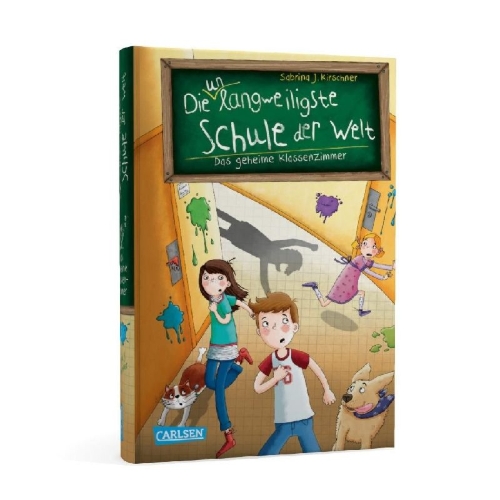 Buchcover und Innenansicht für das Buch: Die unlangweiligste Schule der Welt 2: Das geheime Klassenzimmer