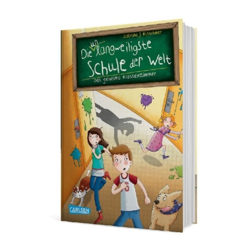 Buchcover und Innenansicht für das Buch: Die unlangweiligste Schule der Welt 2: Das geheime Klassenzimmer