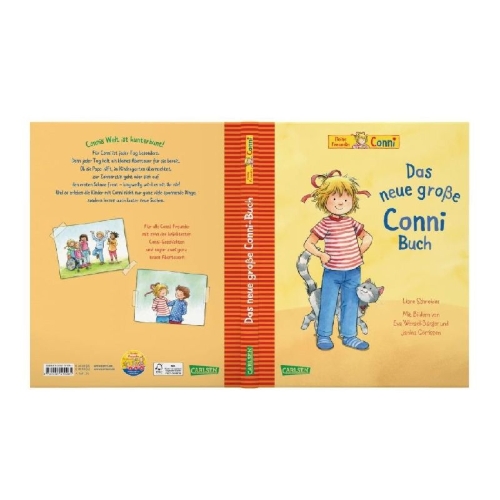 Buchcover und Innenansicht für das Buch: Conni-Bilderbücher: Das neue große Conni-Buch