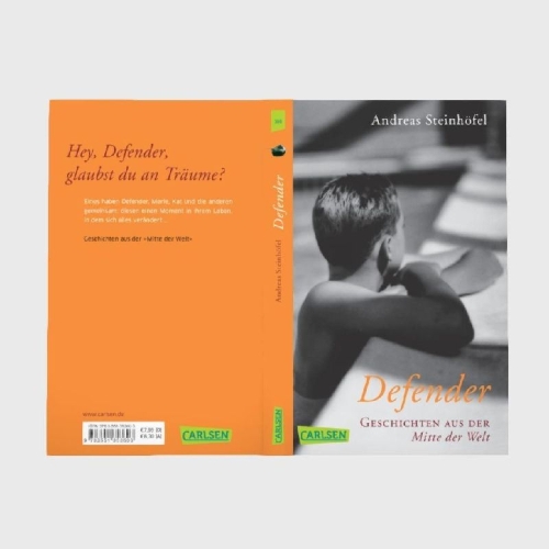 Buchcover und Innenansicht für das Buch: Defender