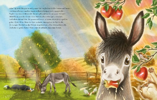 Buchcover und Innenansicht für das Buch: Eselherbst