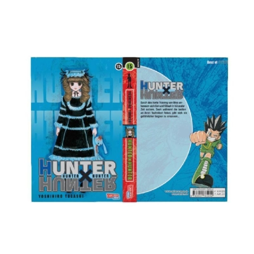Buchcover und Innenansicht für das Buch: Hunter X Hunter