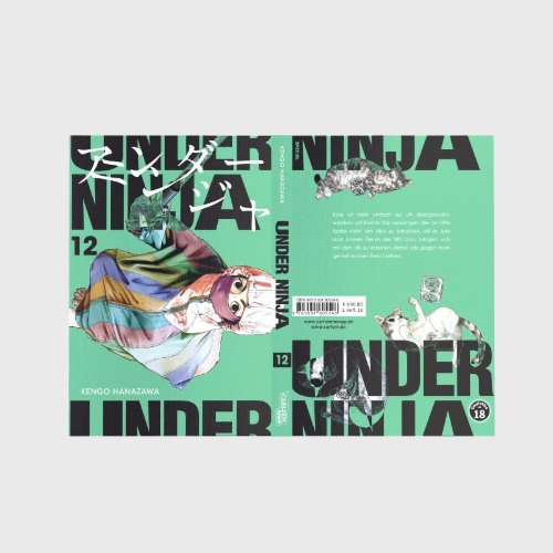 Buchcover und Innenansicht für das Buch: Under Ninja