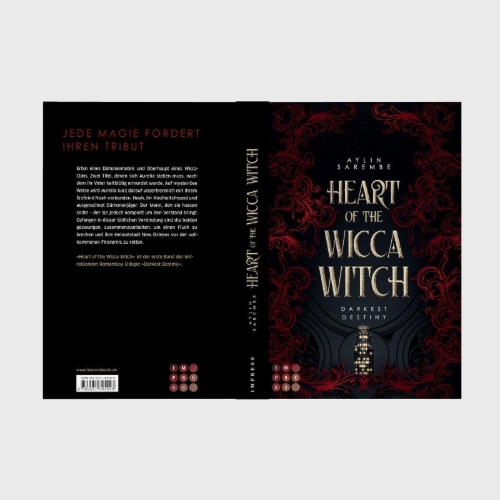 Buchcover und Innenansicht für das Buch: Heart of the Wicca Witch (Darkest Destiny 1)
