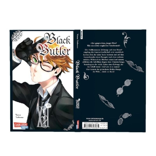 Buchcover und Innenansicht für das Buch: Kuroshitsuji