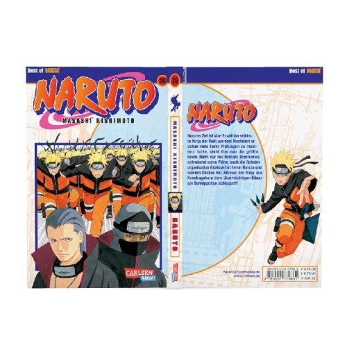 Buchcover und Innenansicht für das Buch: Naruto