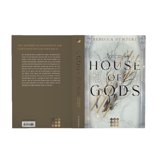 Buchcover und Innenansicht für das Buch: House of Gods