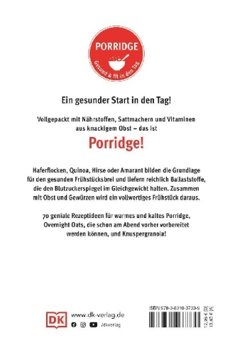 Buchcover und Innenansicht für das Buch: Porridge