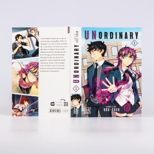 Buchcover und Innenansicht für das Buch: unOrdinary