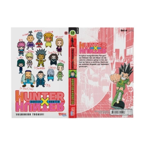 Buchcover und Innenansicht für das Buch: Hunter X Hunter