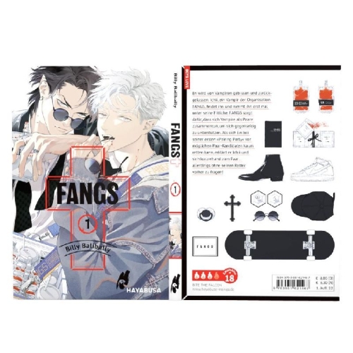 Buchcover und Innenansicht für das Buch: FANGS