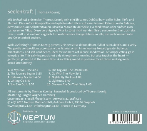 Buchcover und Innenansicht für das Buch: Seelenkraft