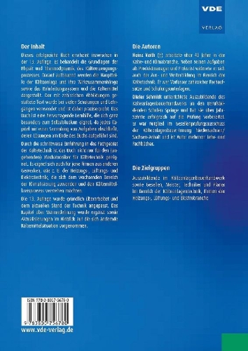 Buchcover und Innenansicht für das Buch: Grundkurs Kältetechnik