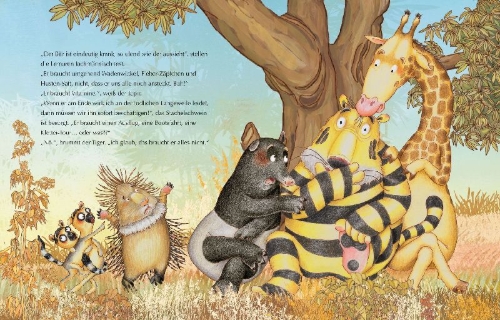 Buchcover und Innenansicht für das Buch: Der Bär braucht Trost