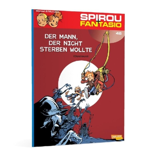 Buchcover und Innenansicht für das Buch: L`homme qui ne voulait pas mourir  Band 48