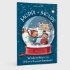 Buchcover und Innenansicht für das Buch: Moppi und Möhre - Weihnachten im Meerschweinchenhotel