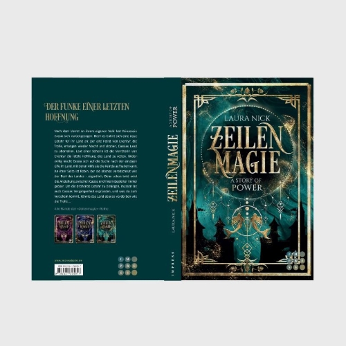 Buchcover und Innenansicht für das Buch: Zeilenmagie 3: A Story of Power