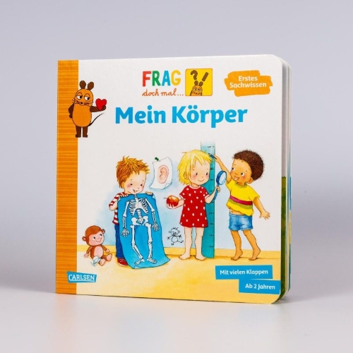 Buchcover und Innenansicht für das Buch: Frag doch mal ... die Maus: Mein Körper