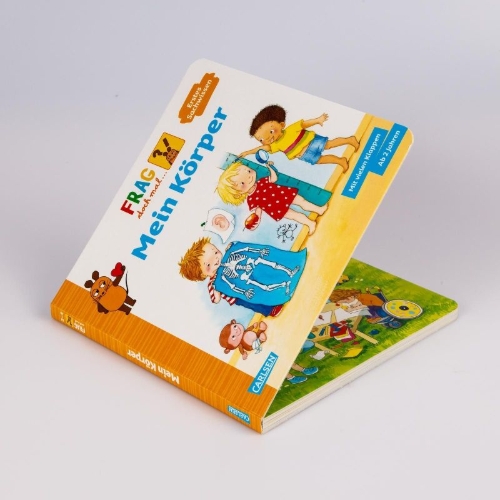 Buchcover und Innenansicht für das Buch: Frag doch mal ... die Maus: Mein Körper